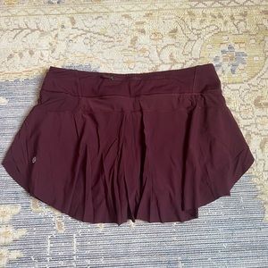 Lululemon purple tennis skirt